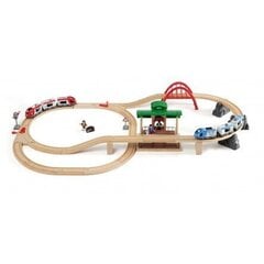 Vilciena ar sliedēm komplekts Brio Railway, 33512 цена и информация | Игрушки для мальчиков | 220.lv