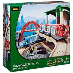 Набор поезда с рельсами Brio Railway, 33512 цена и информация | Игрушки для мальчиков | 220.lv