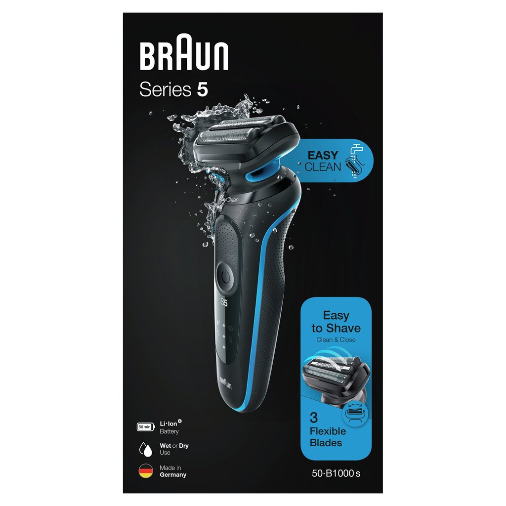 Braun Series 5 50-B1000s цена и информация | Bārdas skuvekļi | 220.lv