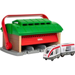 Pārnēsājama vilciena garāža Brio Railway, 33474 цена и информация | Игрушки для мальчиков | 220.lv