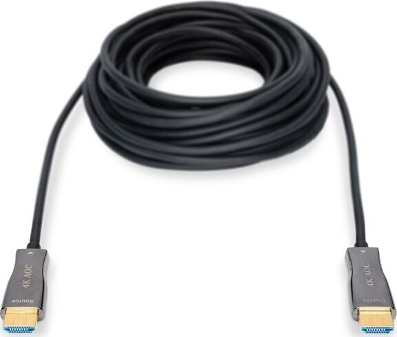 Digitus AK-330125-300-S, HDMI, 30 m cena un informācija | Kabeļi un vadi | 220.lv