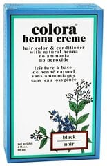 Dabīga hennas krāsa, Colora Henna Powder Black, 60 ml kaina ir informacija | Matu krāsas | 220.lv