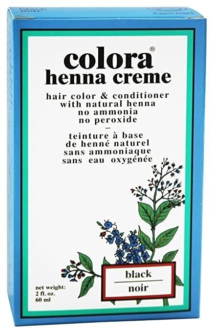 Dabīga hennas krāsa, Colora Henna Powder Black, 60 ml cena un informācija | Matu krāsas | 220.lv