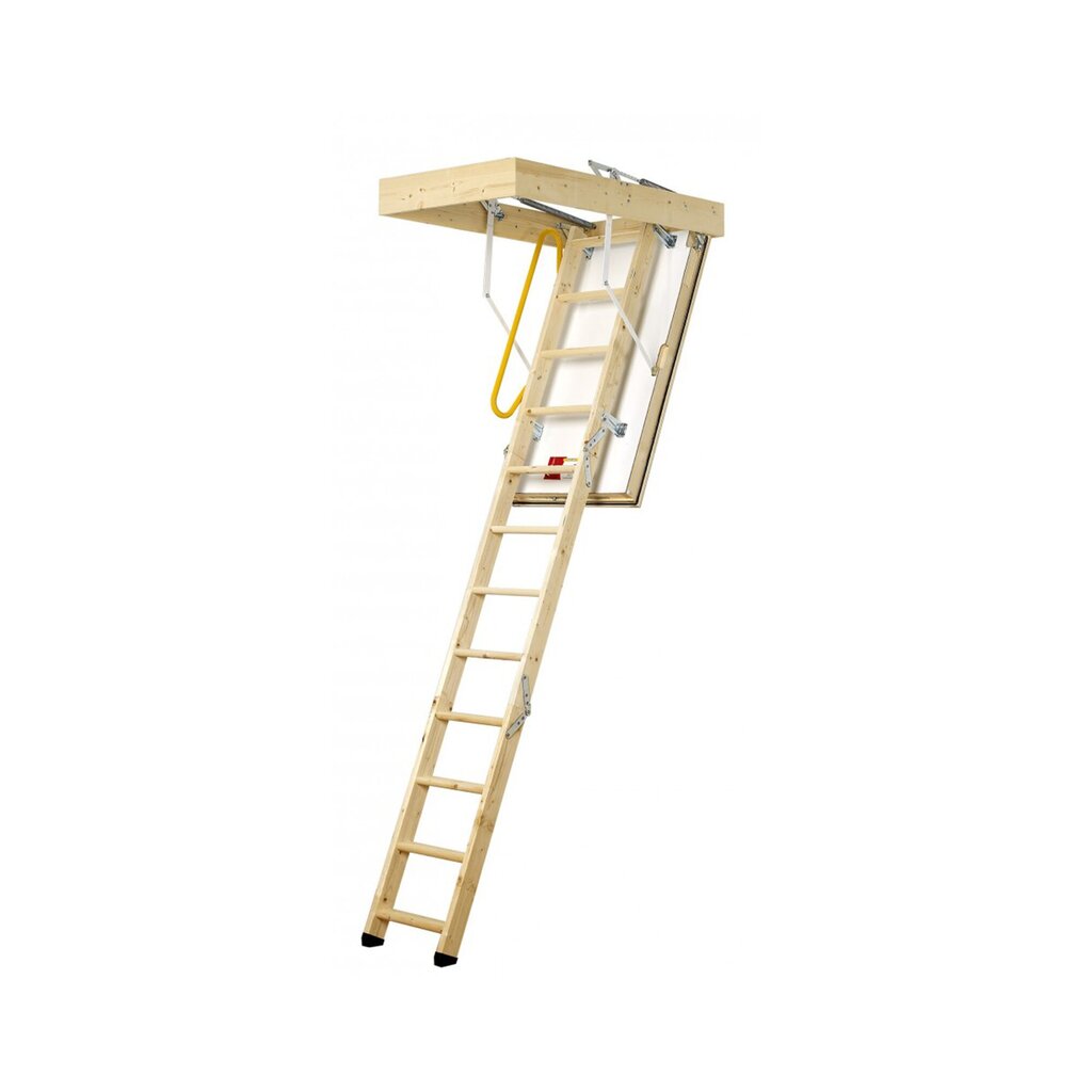 Koka bēniņu kāpnes Nordic 4IQ 140 x 70 cm cena un informācija | Kāpnes | 220.lv