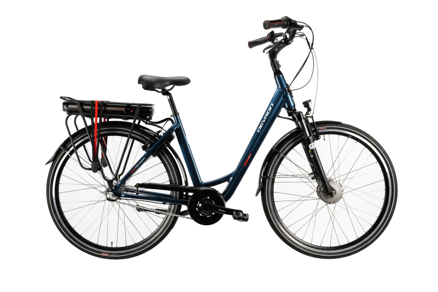 Elektriskais velosipēds Devron 2019 28124A-490 28", zils cena un informācija | Elektrovelosipēdi | 220.lv