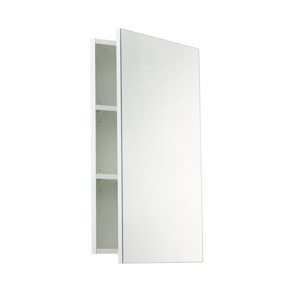 Vannas istabas skapītis ar spoguli Sensea Corner Storm 1D, balts cena |  220.lv