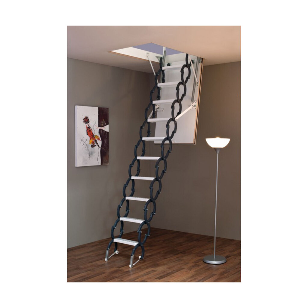 Šķērveida bēniņu kāpnes 4IQ 120 x 60 cm cena un informācija | Kāpnes | 220.lv
