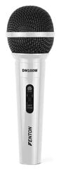 Fenton DM100W dinamiskais mikrofons balts cena un informācija | Mikrofoni | 220.lv