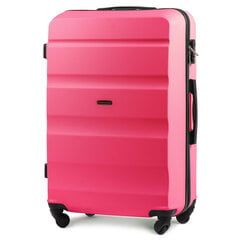 Liela izmēra koferis Wings L AT01, rozā cena un informācija | Koferi, ceļojumu somas | 220.lv