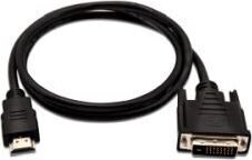 HDMI uz DVI Kabelis V7 V7HDMIDVID-01M-1E 1 m cena un informācija | Kabeļi un vadi | 220.lv