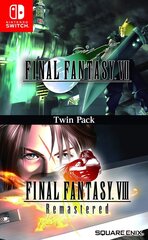 SWITCH Final Fantasy VII and Final Fantasy VIII Remastered - Twin Pack cena un informācija | Datorspēles | 220.lv