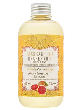 Антицеллюлитное массажное масло GRAPEFRUIT Saules Fabrika, 200 мл цена и информация | Массажные масла | 220.lv