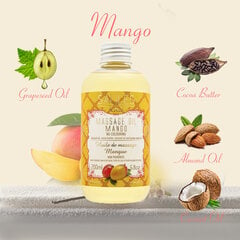 Увлажняющее массажное масло MANGO Saules Fabrika, 200 мл цена и информация | Массажные масла | 220.lv