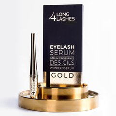 XL Size Long 4 Lashes Serums skropstu augšanai GOLD 4 ml цена и информация | Тушь, средства для роста ресниц, тени для век, карандаши для глаз | 220.lv