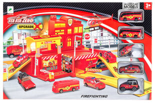 Ugunsdzēsības depo ar transportlīdzekļiem, 323717 cena un informācija | Rotaļlietas zēniem | 220.lv