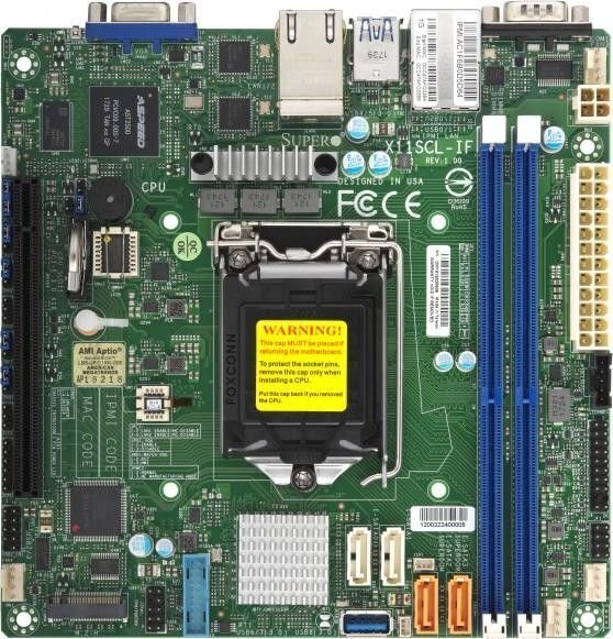 SuperMicro MBD-X11SCL-IF-O cena un informācija | Mātesplates | 220.lv