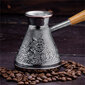 Vara kafijas turka / katliņš turku kafijai / cezve / ibrik/ kafijas kanniņa "Pavasaris" ar koka rokturi, tilpums 250 ml cena un informācija | Kafijas kannas, tējkannas | 220.lv