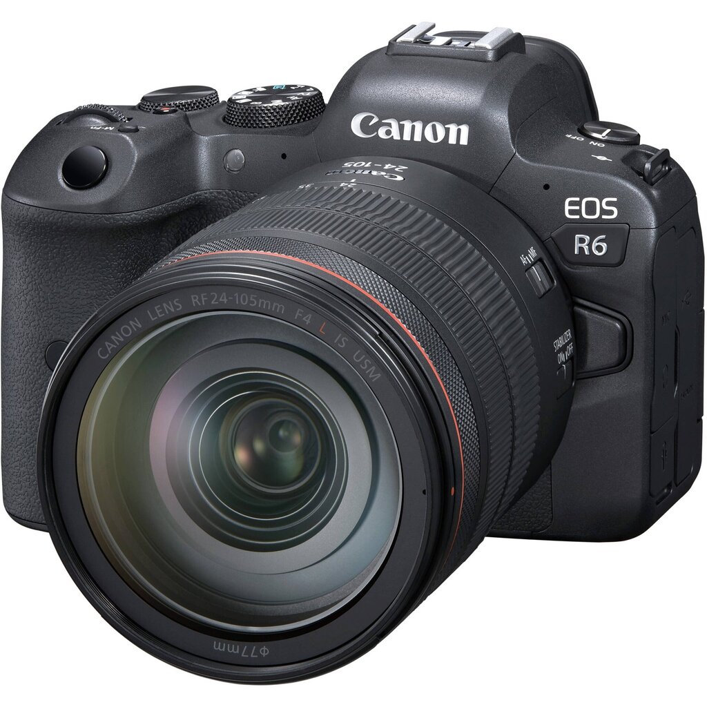 Canon EOS R6 + RF 24-105mm f/4L IS USM + Mount Adapter EF-EOS R cena un informācija | Digitālās fotokameras | 220.lv