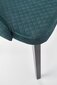 Krēsls Halmar Toledo 3, zaļš cena un informācija | Virtuves un ēdamistabas krēsli | 220.lv