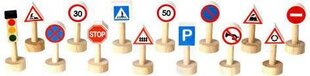 Набор PlanToys Set of Traffic Signs & Lights цена и информация | Конструктор автомобилей игрушки для мальчиков | 220.lv