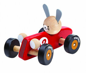 Rotaļlieta PlanToys Rabbit Racing Car cena un informācija | Rotaļlietas zēniem | 220.lv