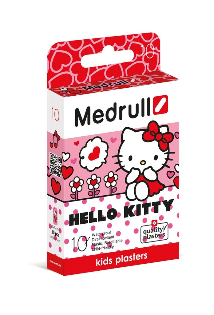 Plāksteri Medrull "Hello Kitty" N10 cena un informācija | Pirmā palīdzība | 220.lv