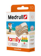 Plāksteri Medrull FAMILY Pack N10 cena un informācija | Pirmā palīdzība | 220.lv