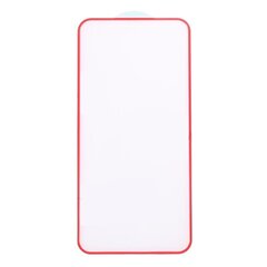 Защитное стекло SILICONE EDGE для iPhone X/XS/11 PRO RED цена и информация | Защитные пленки для телефонов | 220.lv