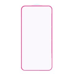 Защитное стекло  SILICONE EDGE для iPhone 7PLUS/8PLUS PINK цена и информация | Защитные пленки для телефонов | 220.lv