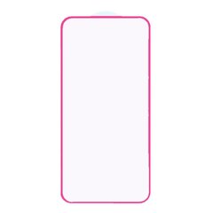 Ekrāna aizsargstikls SILICONE EDGE iPhone 7PLUS/8PLUS ROZĀ SOUNDBERRY cena un informācija | Ekrāna aizsargstikli | 220.lv