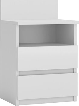 Ночной шкафчик Malwa M1 40, белый цена и информация | Прикроватные тумбочки | 220.lv