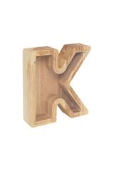 Деревянная копилка буква «K» цена и информация | Оригинальные копилки | 220.lv