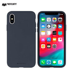 Чехол Mercury Goospery "Silicone Case" Apple iPhone 11 темно синий цена и информация | Чехлы для телефонов | 220.lv