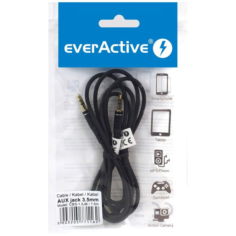 everActive CBS-1.5JB cena un informācija | Kabeļi un vadi | 220.lv