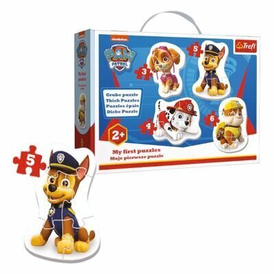Puzle Trefl Puzzle Paw Patrol (Ķepu patruļa), 18 d. cena un informācija | Puzles, 3D puzles | 220.lv