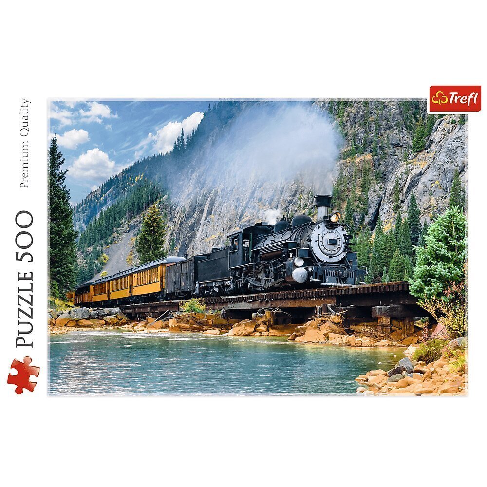 Puzle Trefl Puzzle "Kalnu vilciens", 500 d. цена и информация | Puzles, 3D puzles | 220.lv