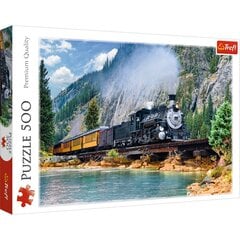 Головоломка Trefl Puzzle Горный поезд, 500 д. цена и информация | Пазлы | 220.lv