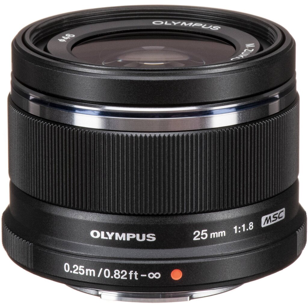 Olympus M.ZUIKO DIGITAL 25mm F1.8 (Black) cena un informācija | Objektīvi | 220.lv