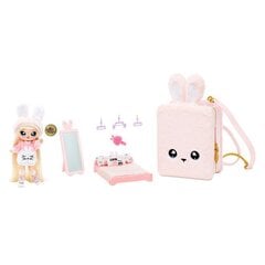 Mugursoma - spēļu komplekts Na! Na! Na! Surpise 3-in-1 ar lelli Pink Bunny, rozā cena un informācija | Rotaļlietas meitenēm | 220.lv