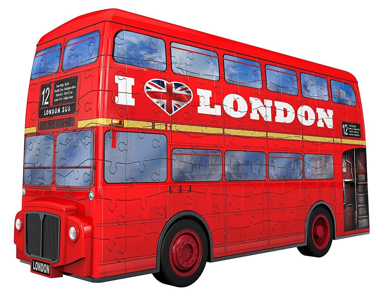 3D puzle Ravensburger London Bus 216 d. цена и информация | Puzles, 3D puzles | 220.lv