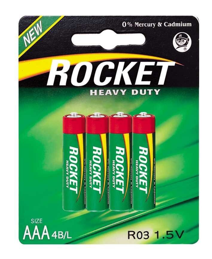 Rocket Heavy Duty AAA elementi 4 gab. цена и информация | Baterijas | 220.lv