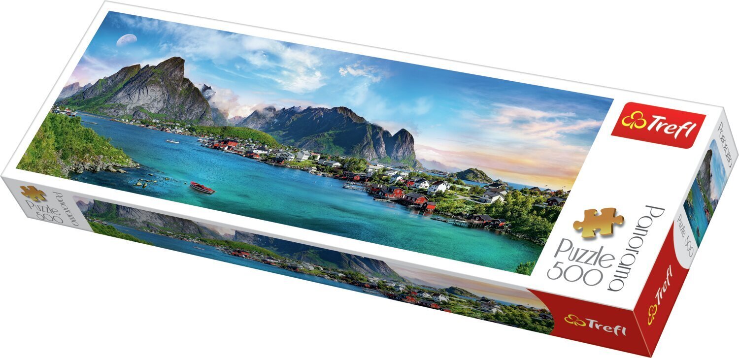 Puzle Trefl Norvēģijas kalni, 500 d. цена и информация | Puzles, 3D puzles | 220.lv