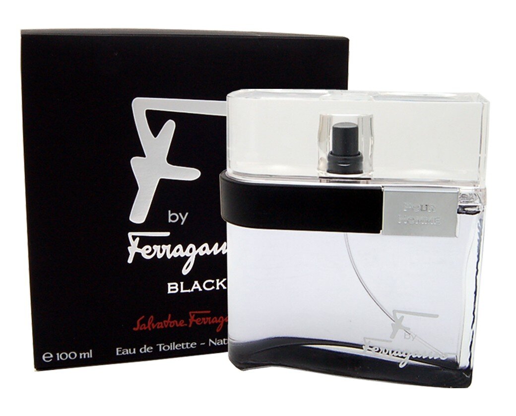 Tualetes ūdens Salvatore Ferragamo F by Ferragamo Black Pour Homme edt 100 ml цена и информация | Vīriešu smaržas | 220.lv