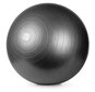 Vingrošanas bumba ar pumpi Meteor 75 cm, melns цена и информация | Vingrošanas bumbas | 220.lv