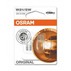 Osram spuldzes W3x16q 12V 21/5W (2gab) cena un informācija | Auto spuldzes | 220.lv