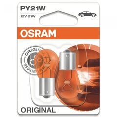 Automašīnas spuldze OS7507-02B Osram OS7507-02B PY21W 21W 12V (2 Daudzums) цена и информация | Автомобильные лампочки | 220.lv