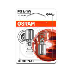 Автомобильная лампа OS7225-02B Osram OS7225-02B P21/4W 21/4W 12V (2 Предметы) цена и информация | Автомобильные лампочки | 220.lv