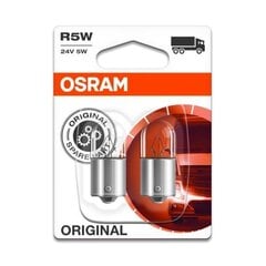 Автомобильная лампа OS5007-02B Osram OS5007-02B R5W 5W 12V (2 Предметы) цена и информация | Автомобильные лампочки | 220.lv