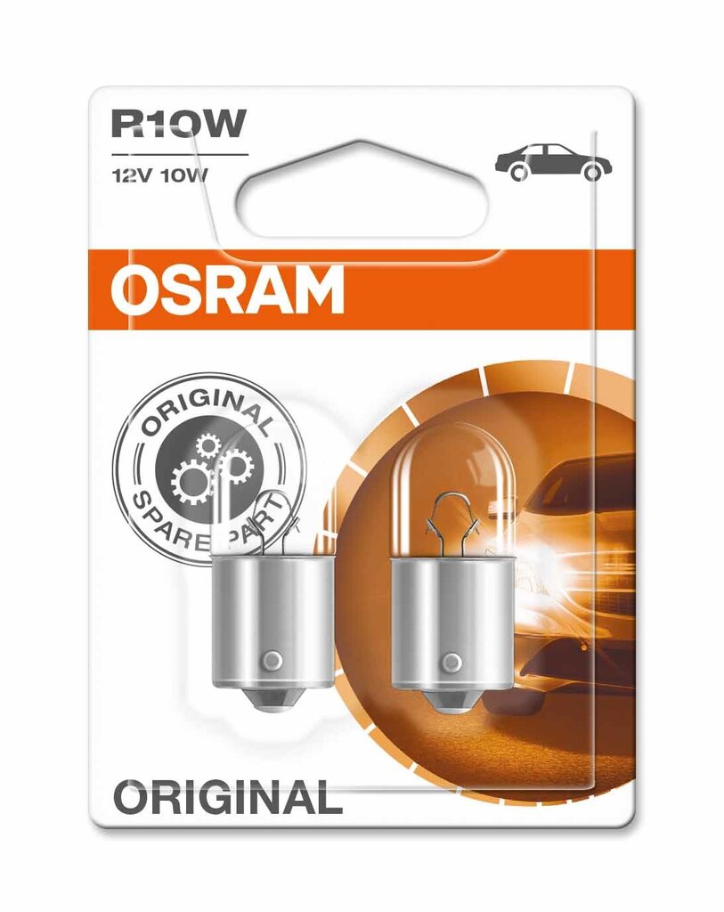 Automašīnas spuldze OS5008-02B Osram OS5008-02B R10W 10W 12V (2 Daudzums) цена и информация | Auto spuldzes | 220.lv