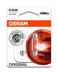 Automašīnas spuldze OS6418-02B Osram OS6418-02B C5W 12V 5W цена и информация | Автомобильные лампочки | 220.lv